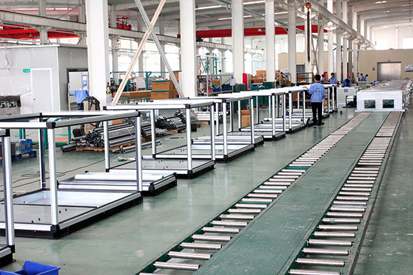 Tank air conditioning unit production line