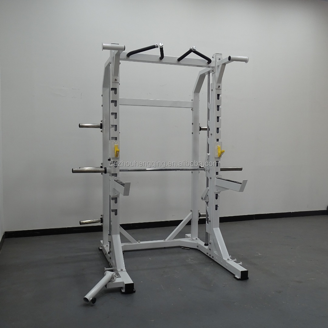 Professional Gym Fitness Body Building Multi Functional Power Squat Rack Smith Machine Sports Equipment