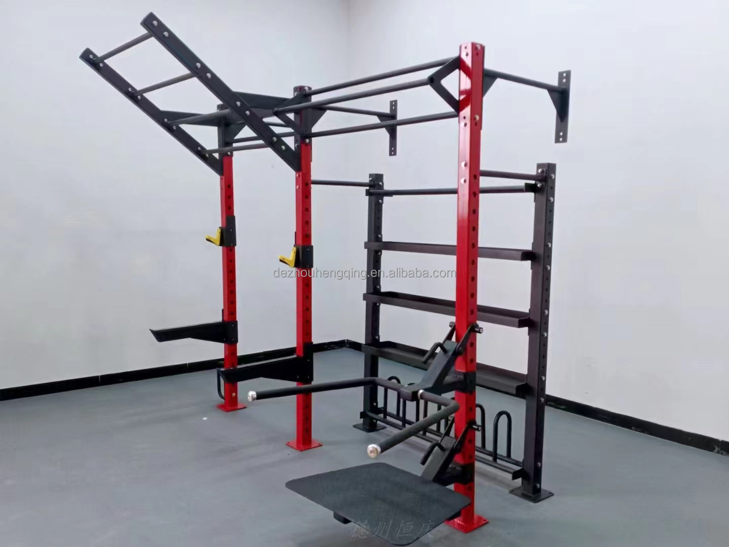 Multi Functional Gym Fitness Wall Mounted Single Free Standing Rigs CF Racks Equipment