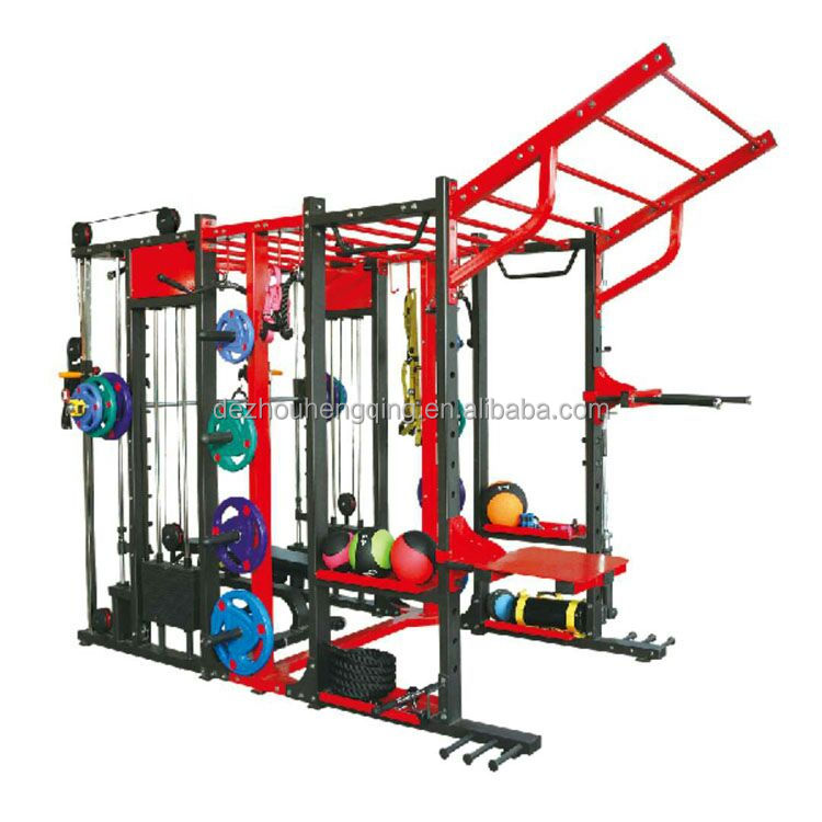 Commercial Bodybuilding Gym Power Exercise System equipment Multi-Functional fitness rig freestanding
