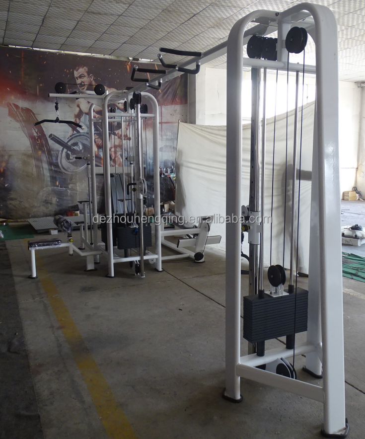 Professional Home Gym Equipment Multi Funtion 5 Station Crossover+Cable Machine Fitness & Bodybuilding