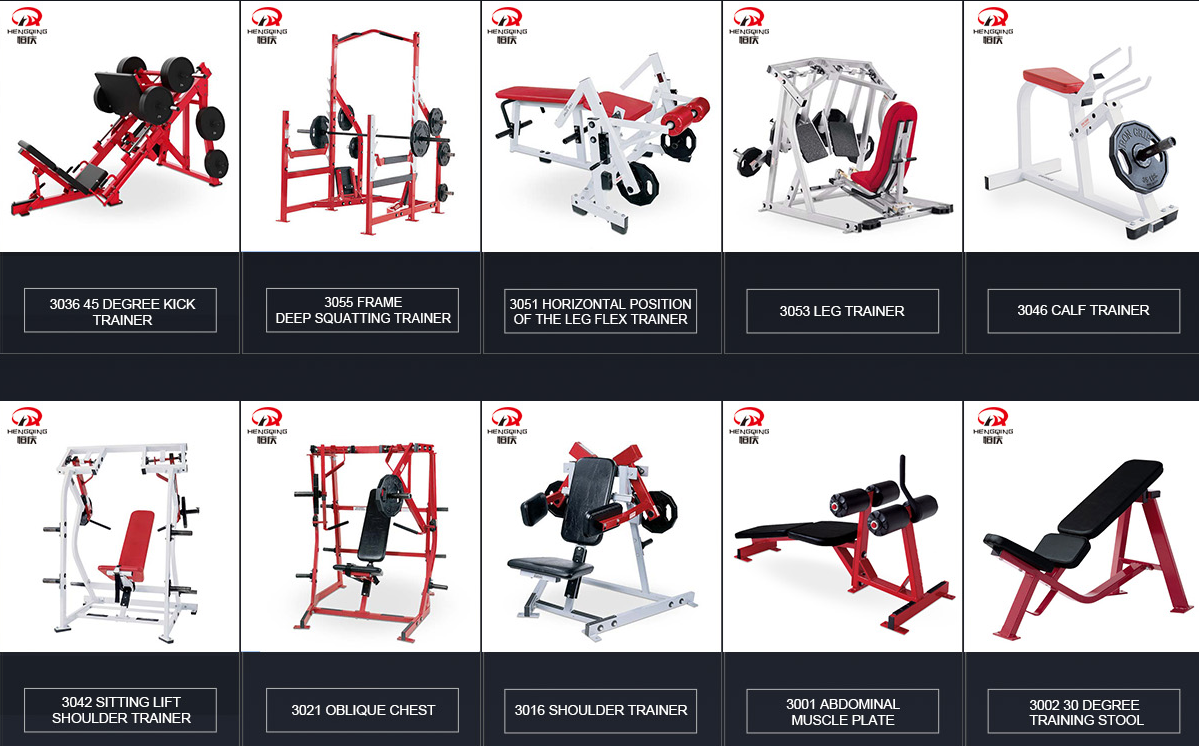 Dezhou Factory Plate Load Home Gym Fitness Machines Incline Bench Press Exercise Equipment