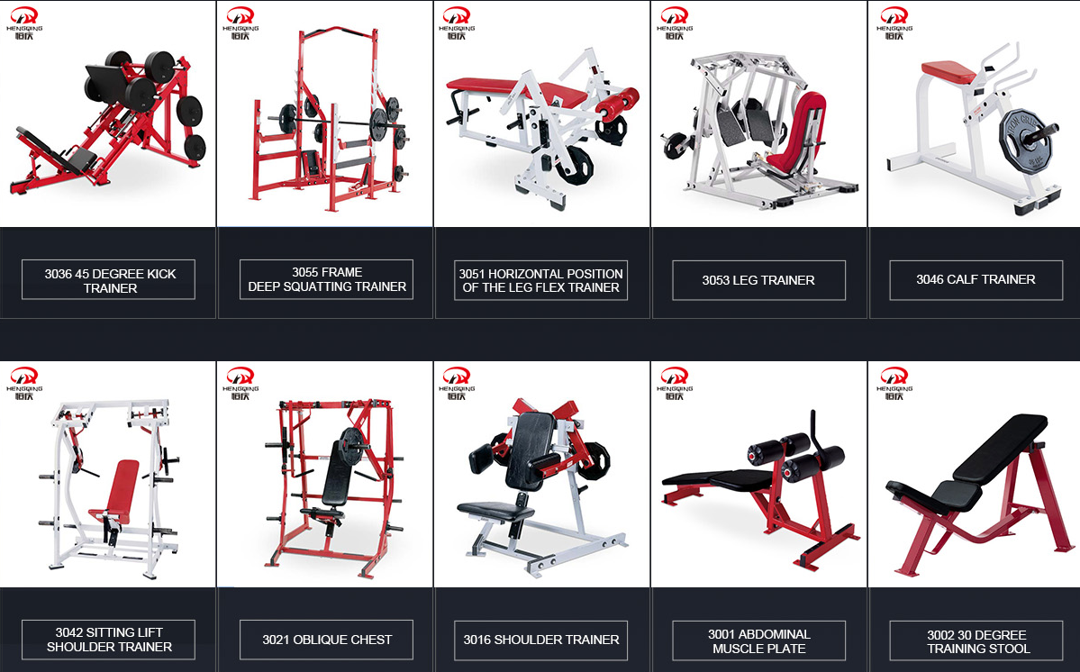 Dezhou Factory Plate Load Home Gym Fitness Machines Flat Bench Press Exercise Equipment
